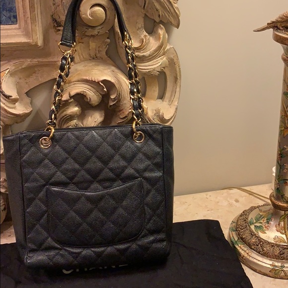 CHANEL CC Caviar black Shopping Bag - Picture 2 of 9